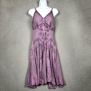 Shoreline Dress Women One Size S/M Purple Fairy Jewel Tone Babydoll Romantic Y2K